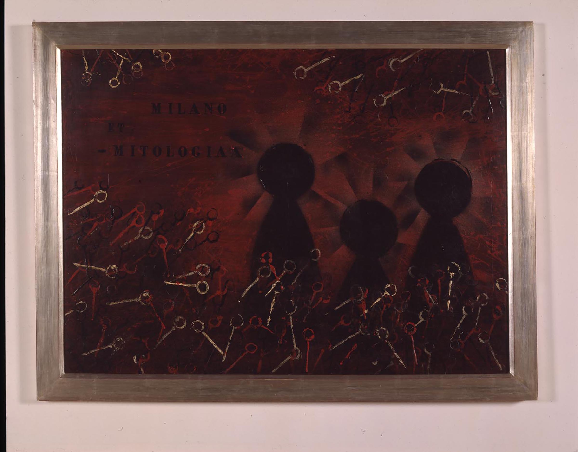Piero Manzoni, u0022Milano et mitologiau0022, 1956